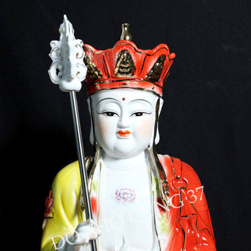 Tượng Địa Tạng Vương Bồ Tát - Men Sứ