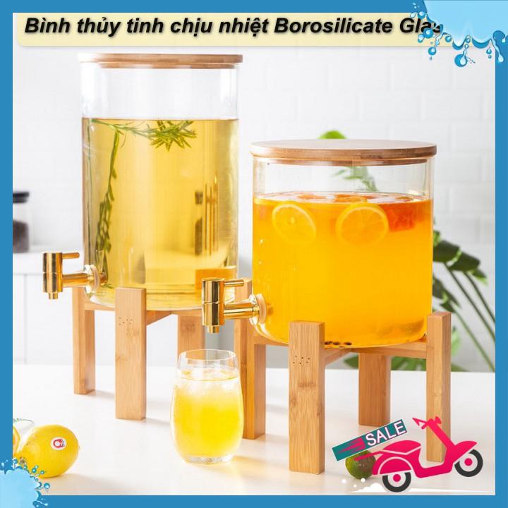 Bình thủy tinh chịu nhiệt 8L ️ ️