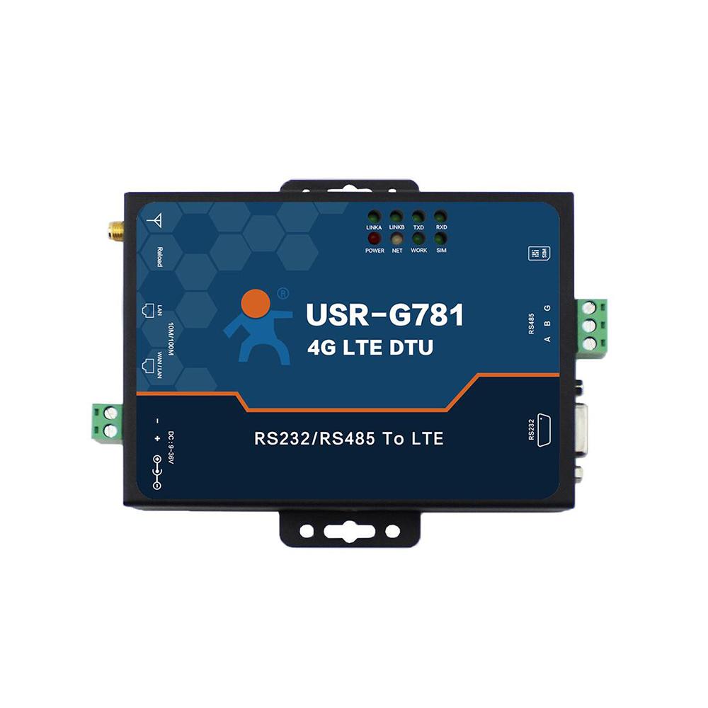USR-G781 Industrial 4G lTE Cellular Modems 2 RJ45 Port Support VPN Client
