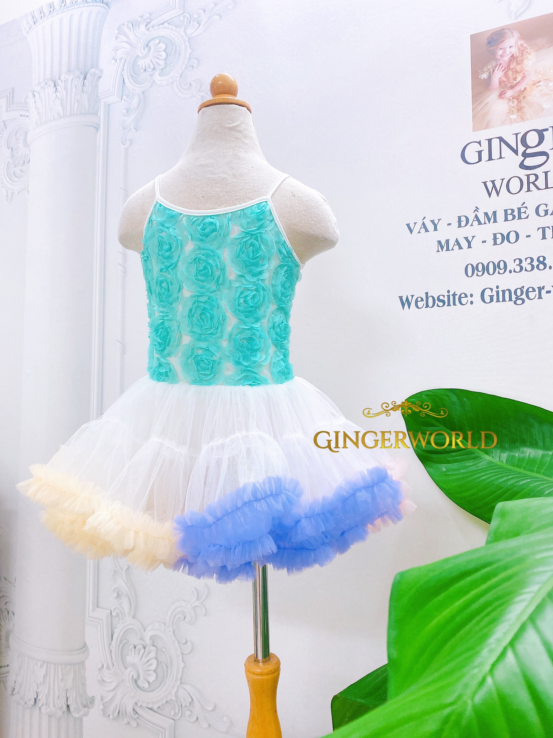 ĐẦM MÚA BALLET CHO BÉ PD387 GINGER WORLD