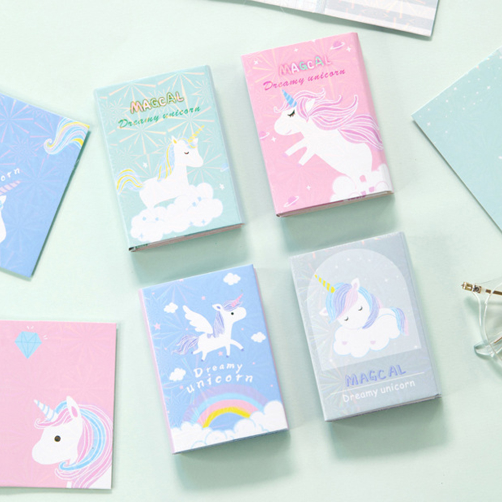 Sổ giấy note Dreamy UNICORN - màu ngẫu nhiên