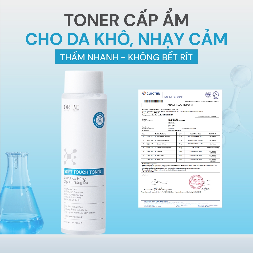 Toner cấp ẩm phục hồi da Oribe Soft Touch sáng da se khít lỗ chân lông 150ml