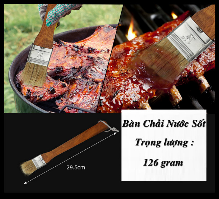 Bộ Dụng Cụ Nướng Thịt BBQ ToolBox 19 Món - Home and Garden