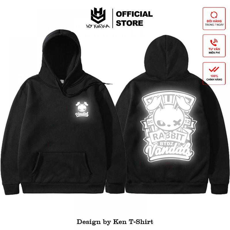 Áo Hoodie HY KOREA Nữ Nam Khoác Nỉ Form Rộng Kiểu Sweater Unisex In Hình VanDaLat 144