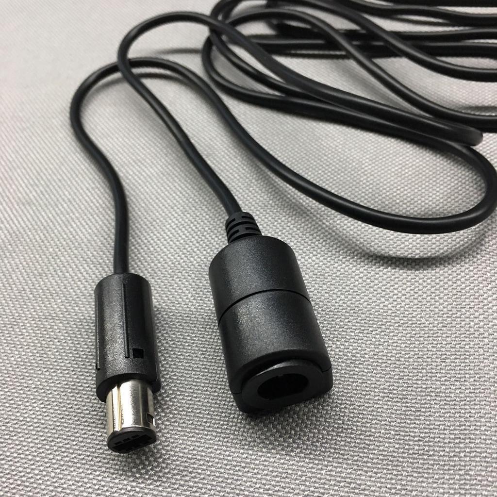 1.8m Controller Extension Cable Cord for Nintendo GameCube NGC Controllers - Black