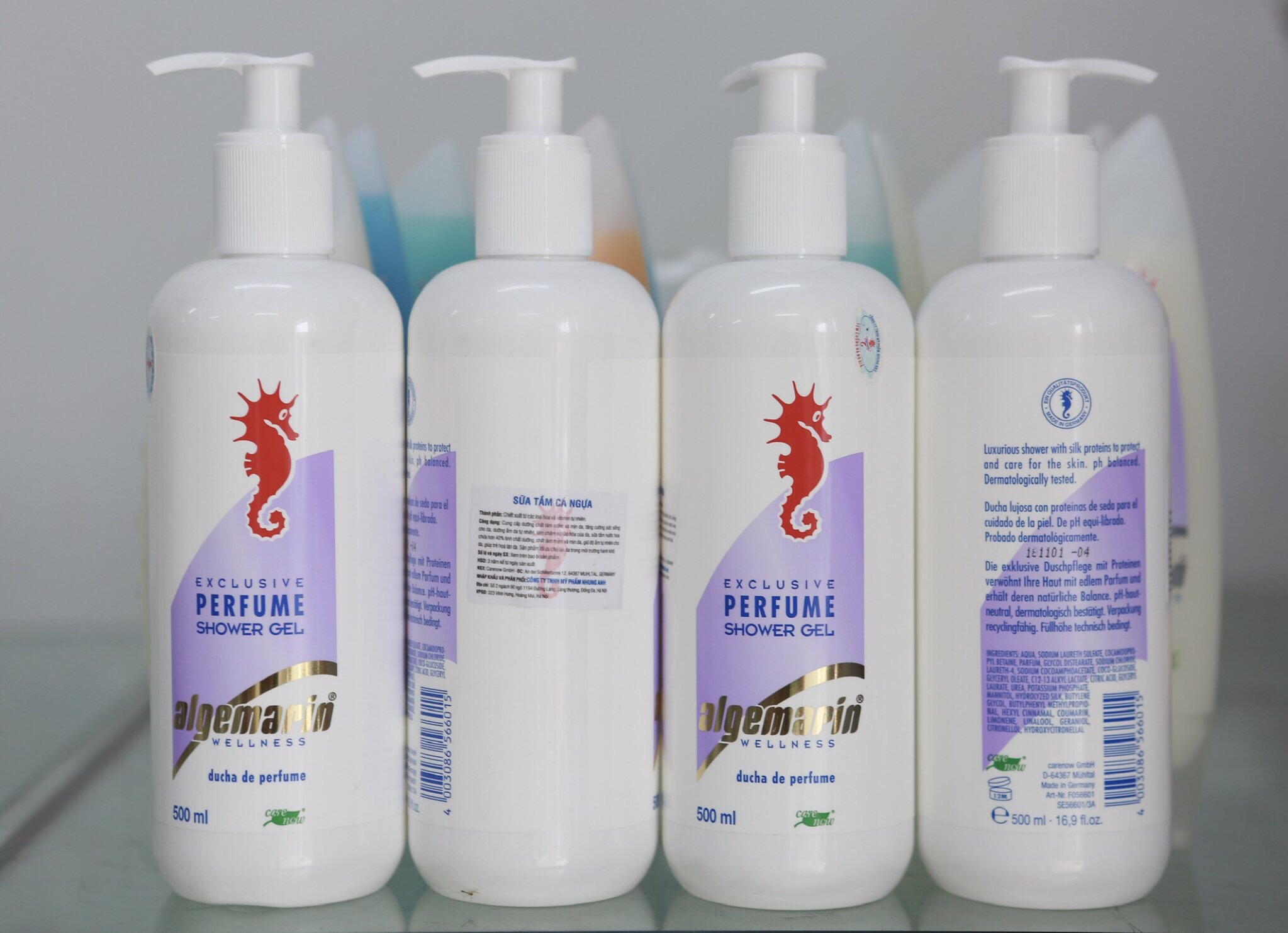 Combo 2 chai Sữa tắm cá ngựa Algemarin Perfume Shower Gel