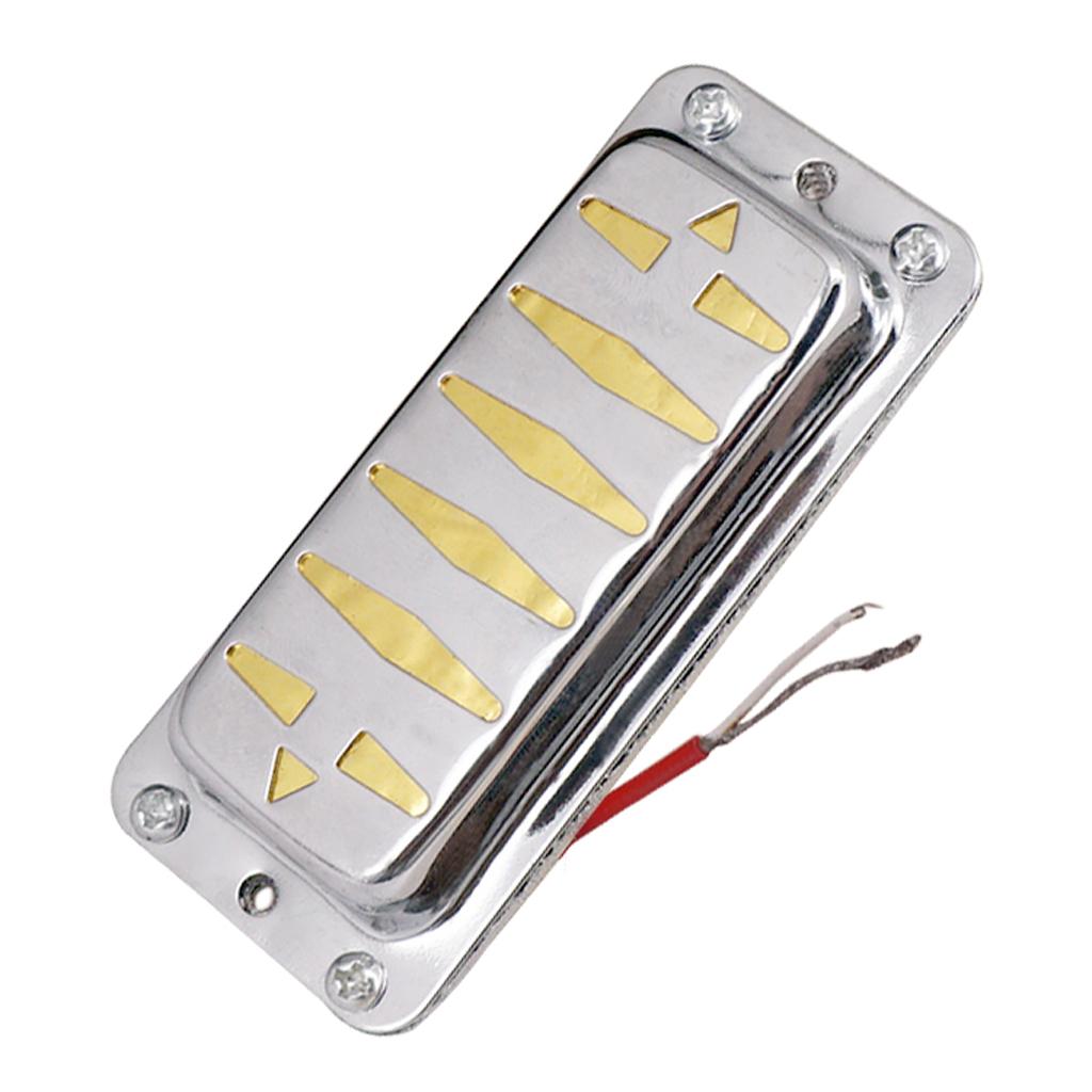 2pcs Silver Electric Guitar Double Coil Humbucker Pickup Neck&Bridge Pickups