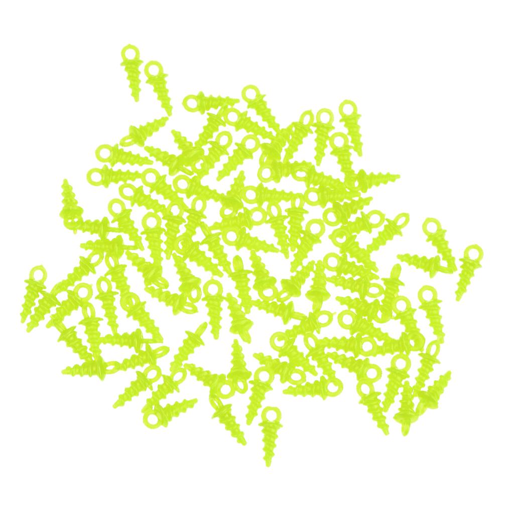 100pcs Bait Screws Pop Up Pegs / Screws Carp Fishing Chod Rigs