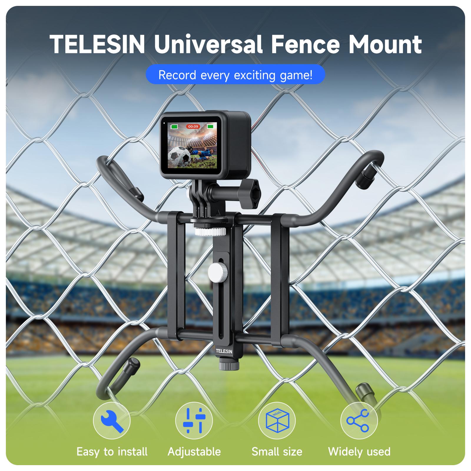 Telesin Magic ARM khung treo Net Stand có thể gập lại cho GoPro Insta360 DJI Action Điện thoại thông minh Hành động Phụ kiện phụ kiện