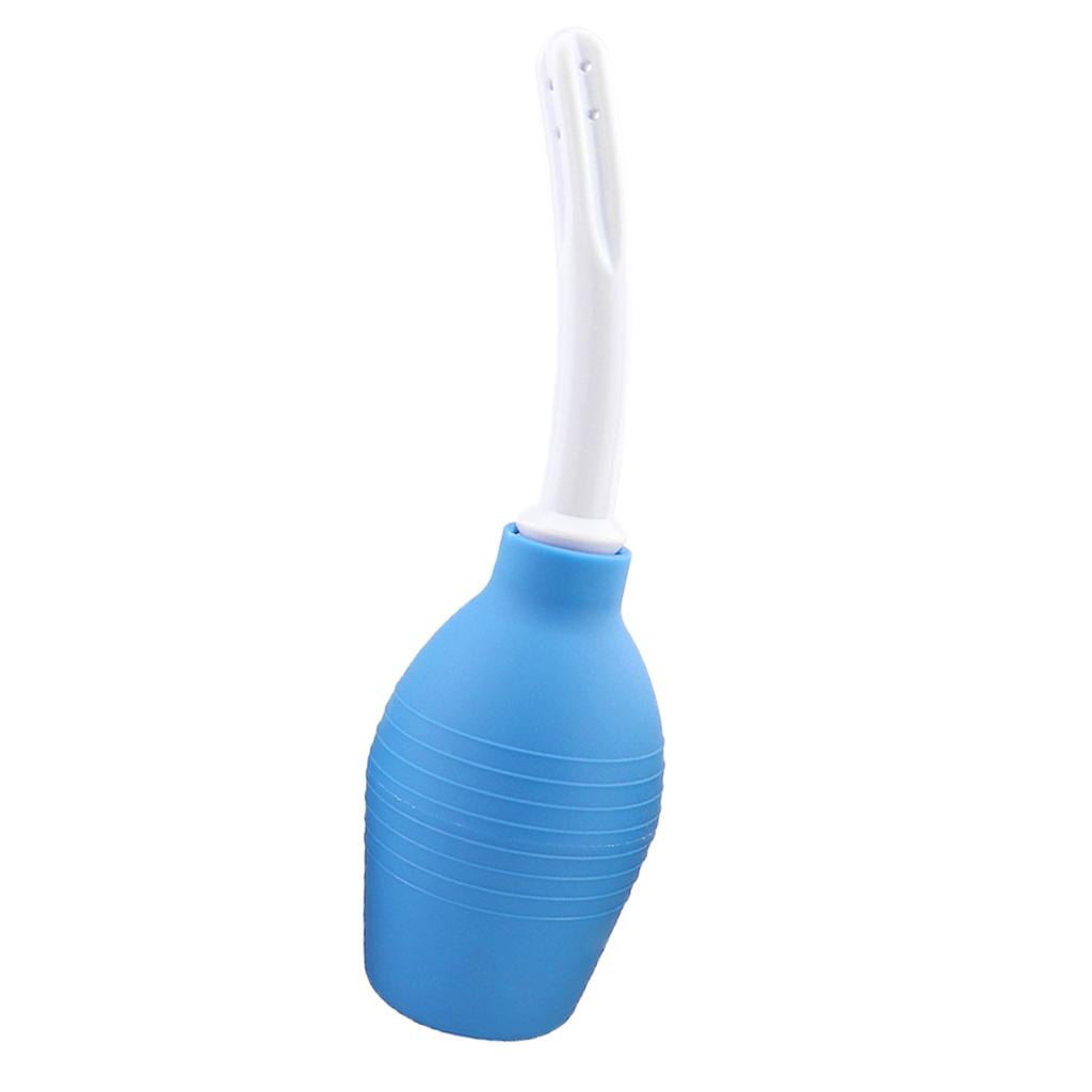 Men Women Enema Bulb Clean Anal High Grade Silicone Douche with Nozzle 310ml