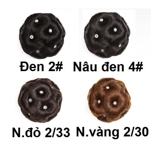 Búi hoa đính đá