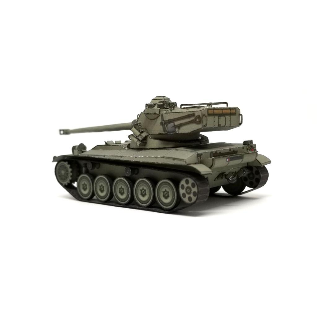 Mô hình giấy tank AMX 13 tỉ lệ 1/72