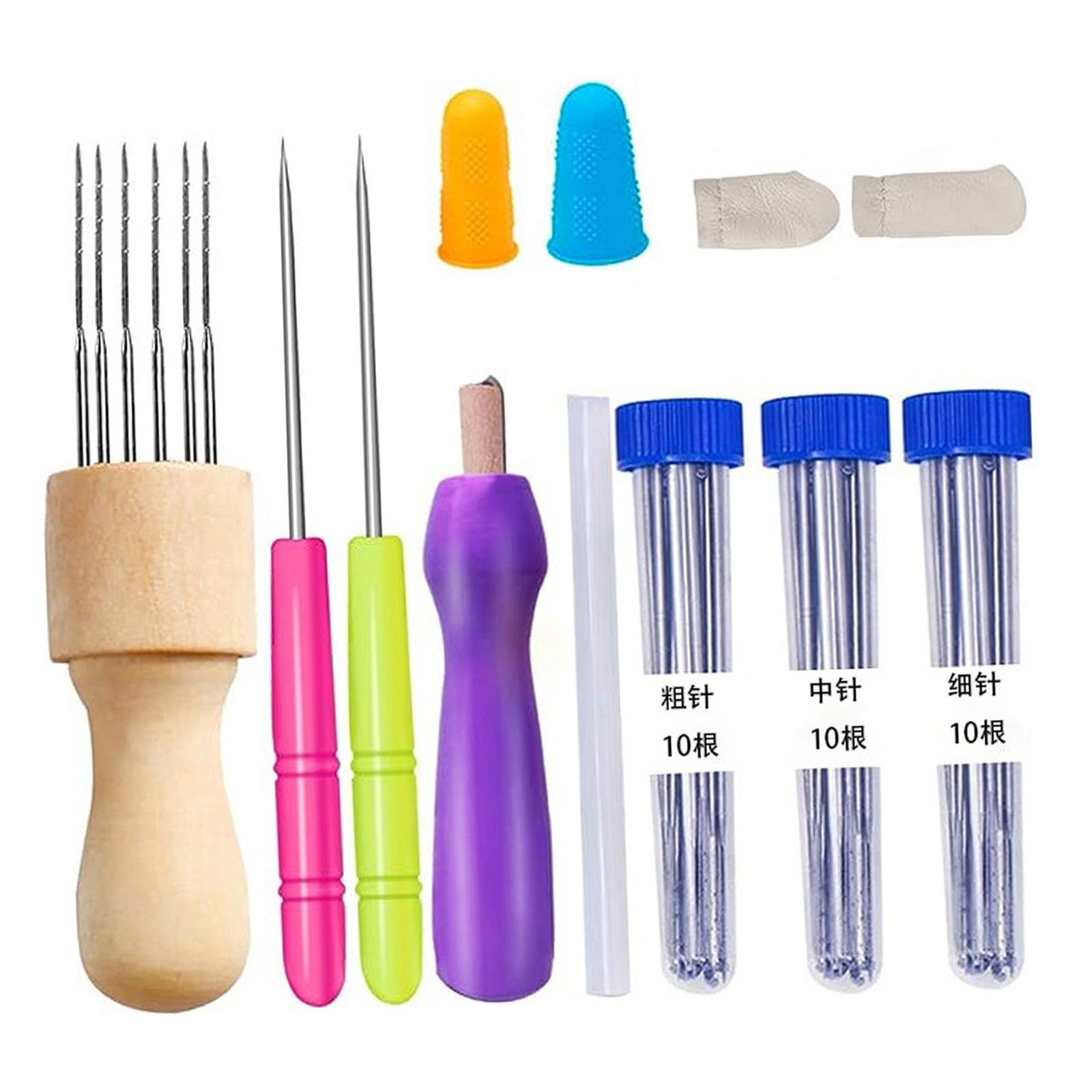 Felting Kits Embroidery Pen Punch Kits for Beginner Cross Stitch