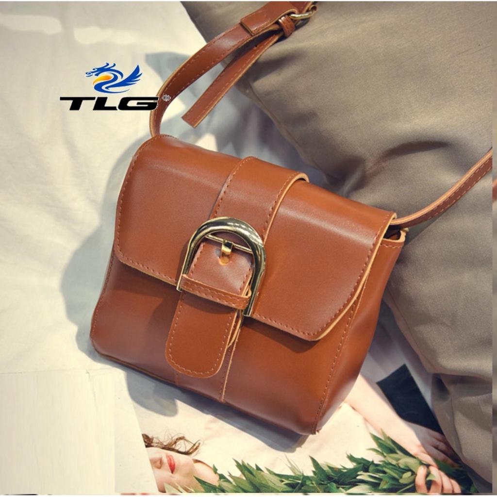 XẢ HÀNG GIÁ SỐC - Túi đeo chéo phong cách Hàn Quốc Đồ Da Thành Long TLG 208093-1