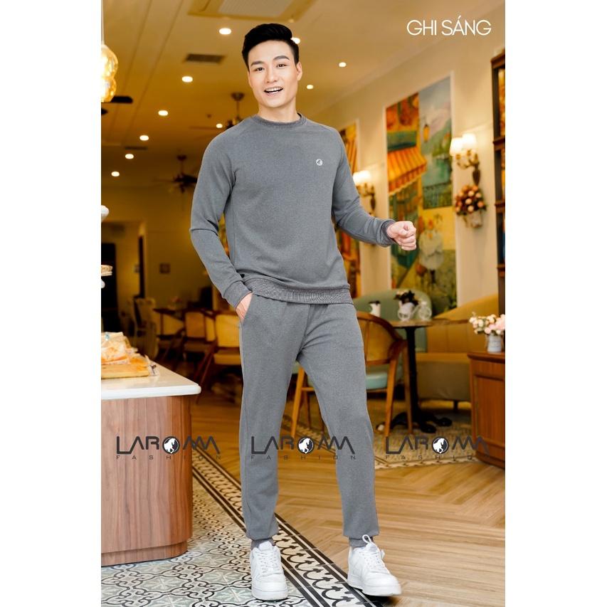 Bộ Nỉ Nam Cổ Chui Laro Co Giãn, Khử Mùi, Thơm Mát