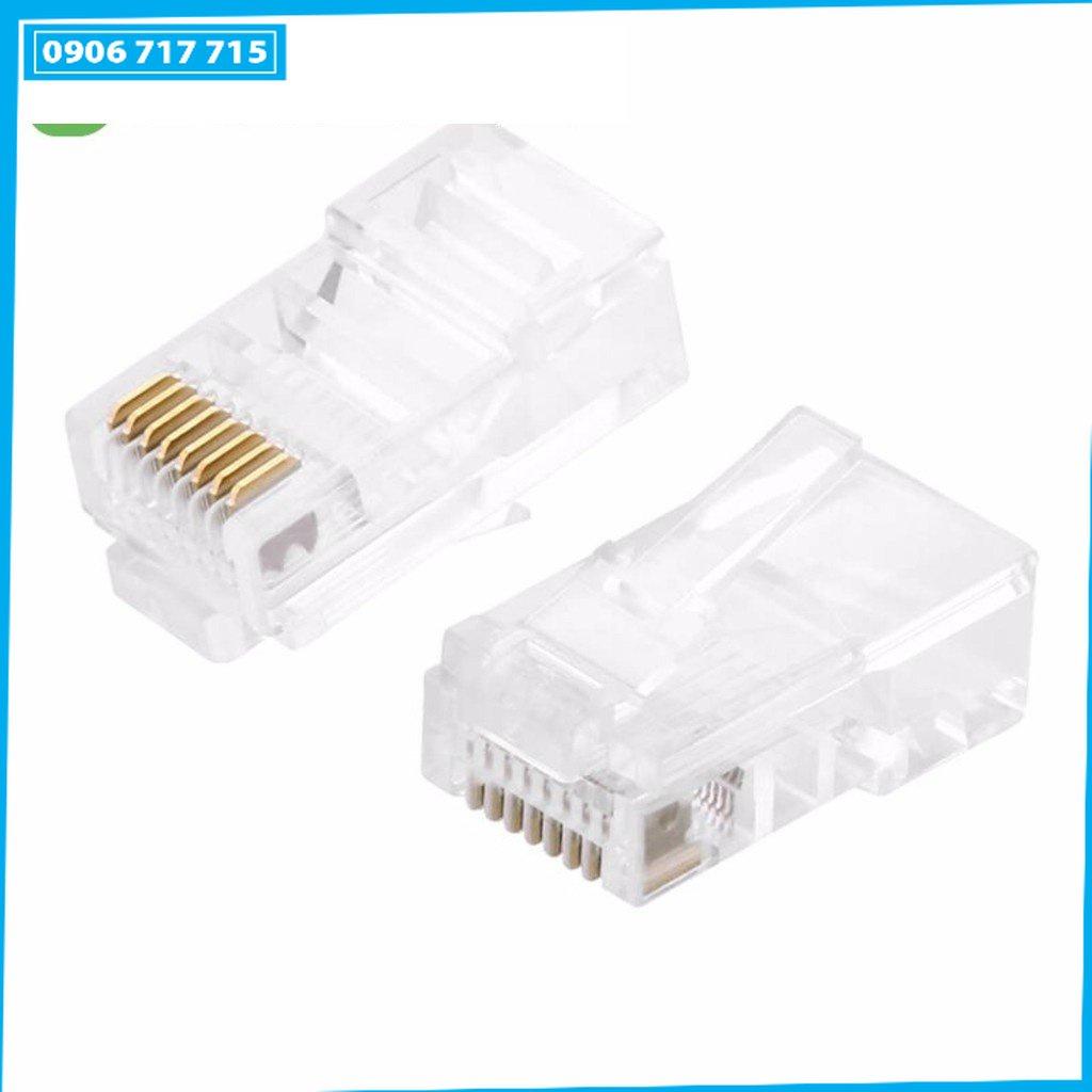 Bộ 10 hạt mạng RJ45 chân đồng chuẩn 1000/100 Mbs -dc995