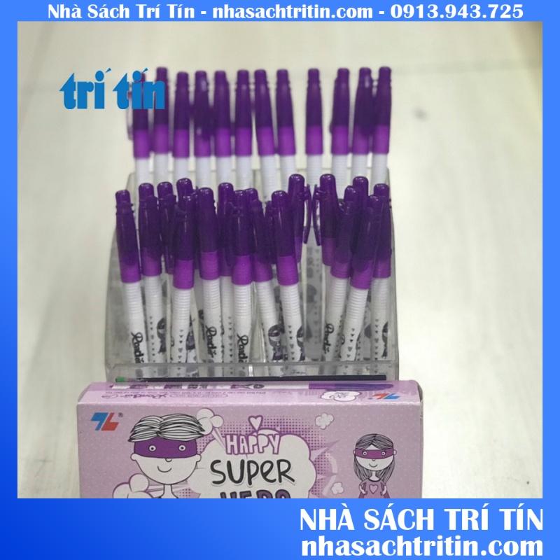 Bút thiên long gel 07 roater mực tím(vpp trí tín)