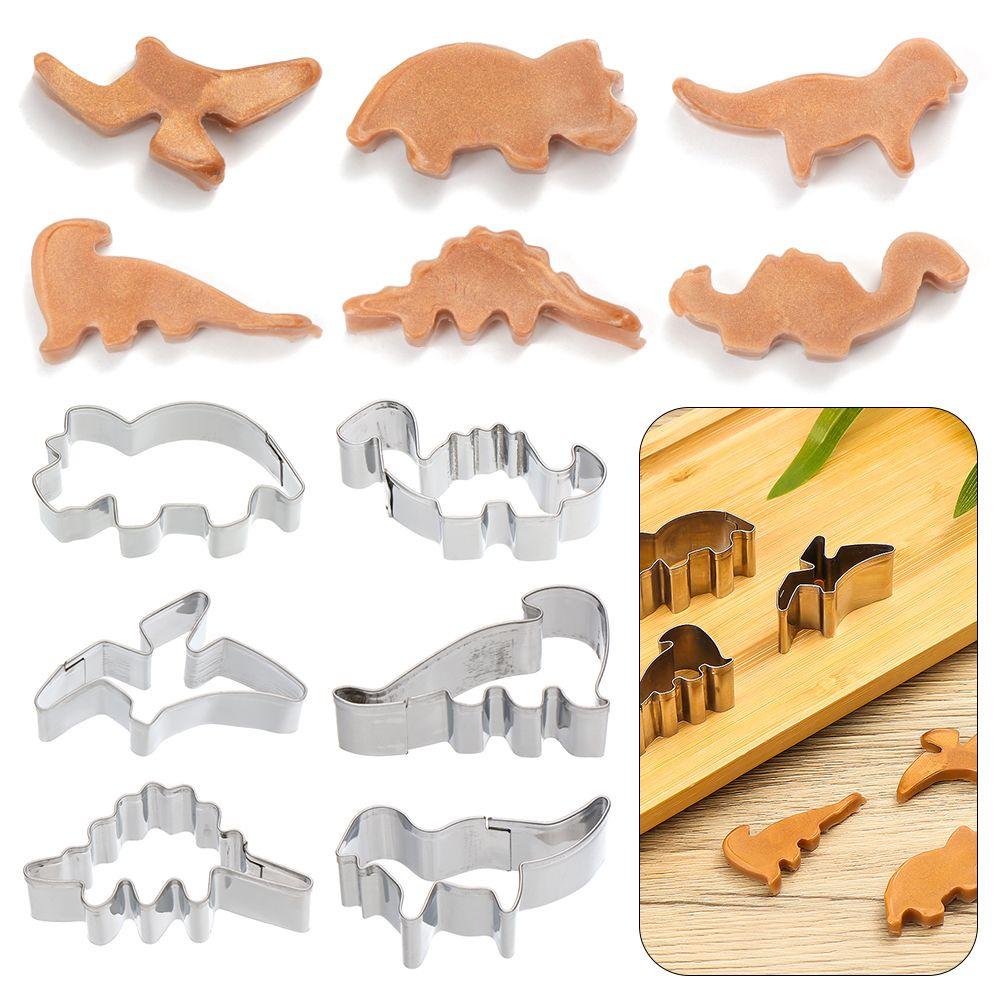 ☆YOLA☆ Cake Decor Tool Dinosaur Mold Dessert Cartoon Cookie Biscuit Embossing Mould Sugarcraft Soap Baking Fondant Mould