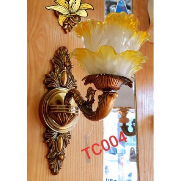 Đèn tường chao bông hoa, đèn gắn tường, đèn trang trí, đèn decor TC004 DT HQ