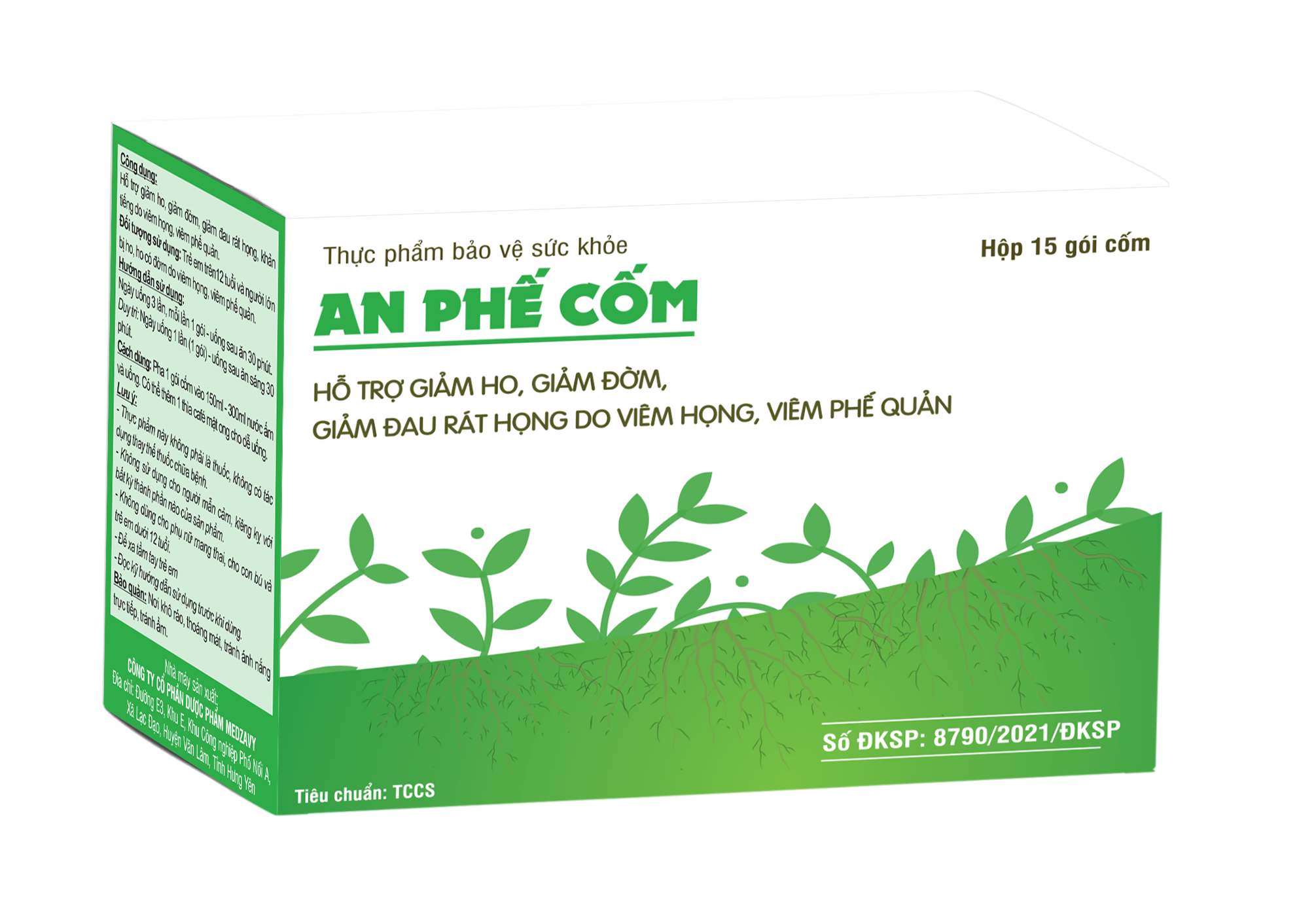 An phế cốm - Hỗ trợ giảm ho đờm, đau rát họng, viêm phế quản