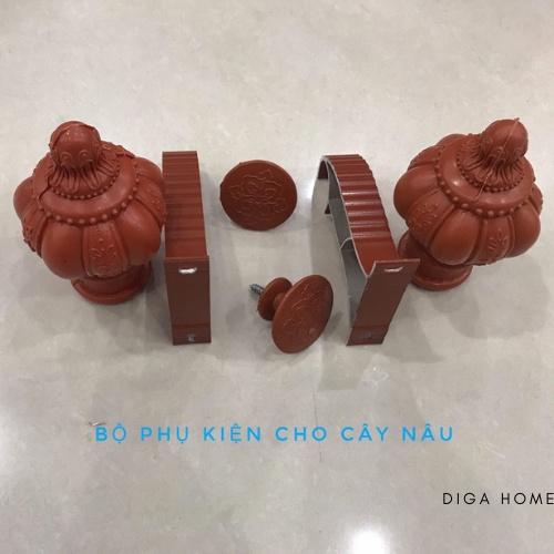 Bộ Thanh Treo Rèm - Đầy Đủ Phụ Kiện - Chắc Chắn Chịu Lực Tốt Độ Bền Cao