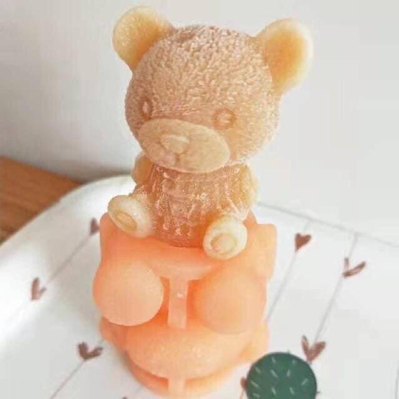 M375 khuôn làm đá hình gấu siêu cưng