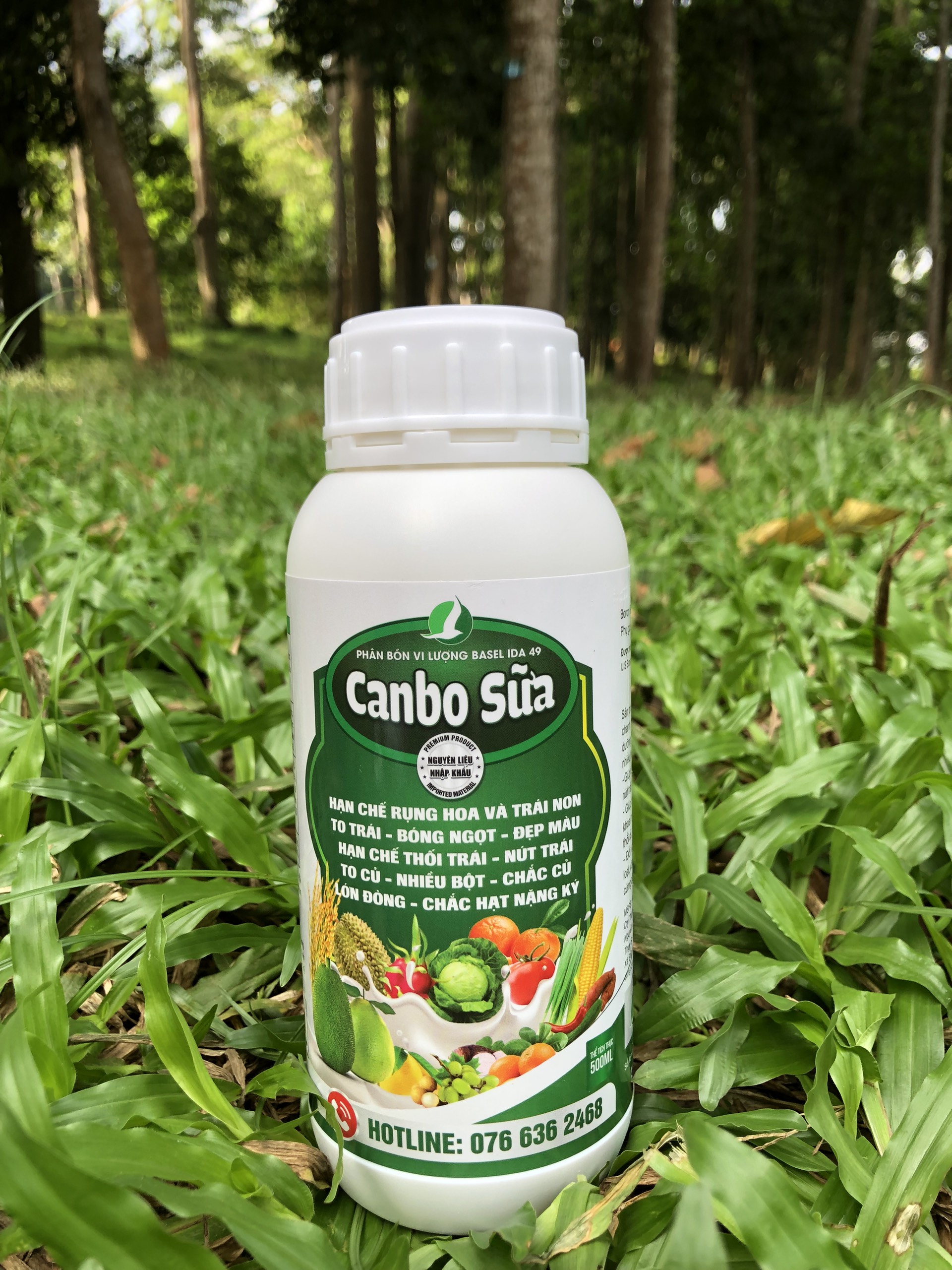 Phân bón lá CANBO SỮA - CANXI BO SỮA CHAI 500ML