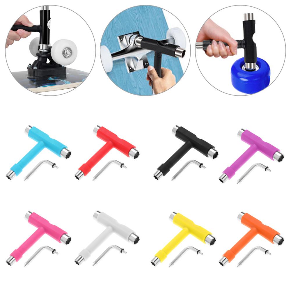 1 Cái Dụng Cụ Trượt Ván Đa Năng Cờ Lê Ván Trượt Hình Chữ T/Y Với Phím Allen Loại Chữ L Cờ Lê Đầu Phillips Công Cụ Tua Vít Color: T shape-orange