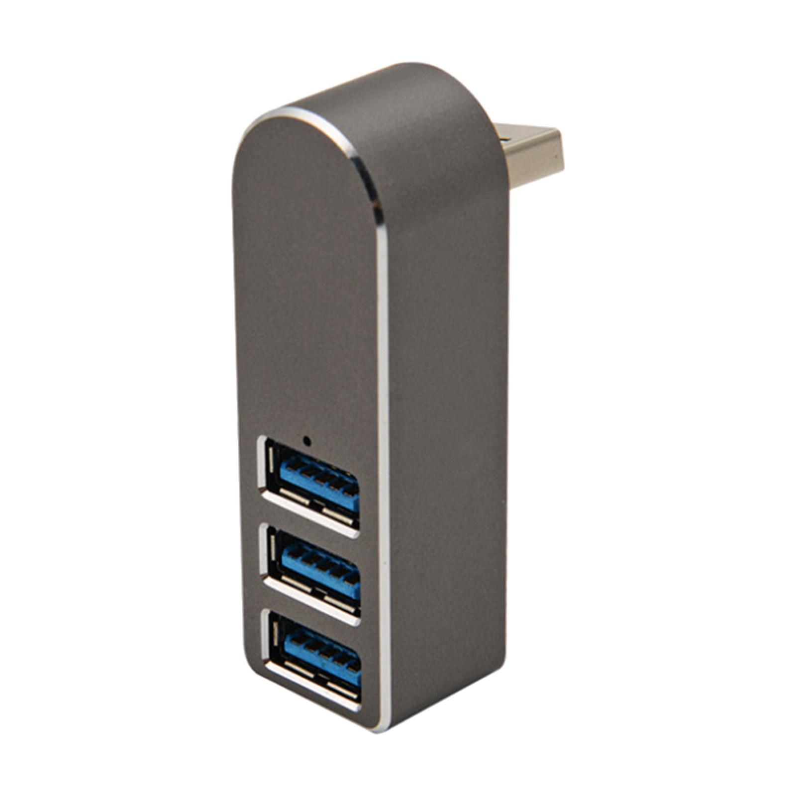 3 Port USB 3.0 Hub 270 Degree Rotatable USB Docking Station for Phones Keyboard Digital Camera