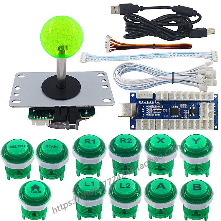 Bộ phụ kiện cần điều khiển arcade tự làm tốt nhất USB PS3 TV Android điện thoại arcade chip điều khiển