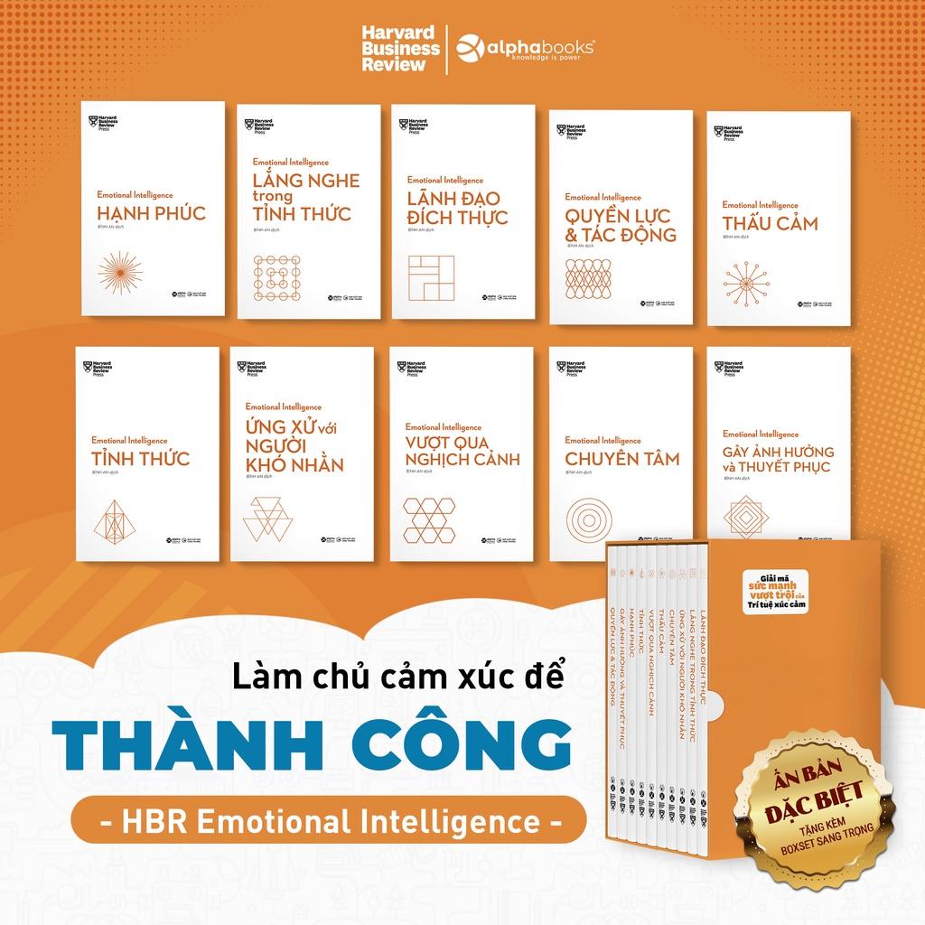 Sách HBR: Trí Tuệ Xúc Cảm - Emotional Intelligence (Trọn Bộ 10 Cuốn Kèm Boxset Sang Trọng) - Bản Quyền