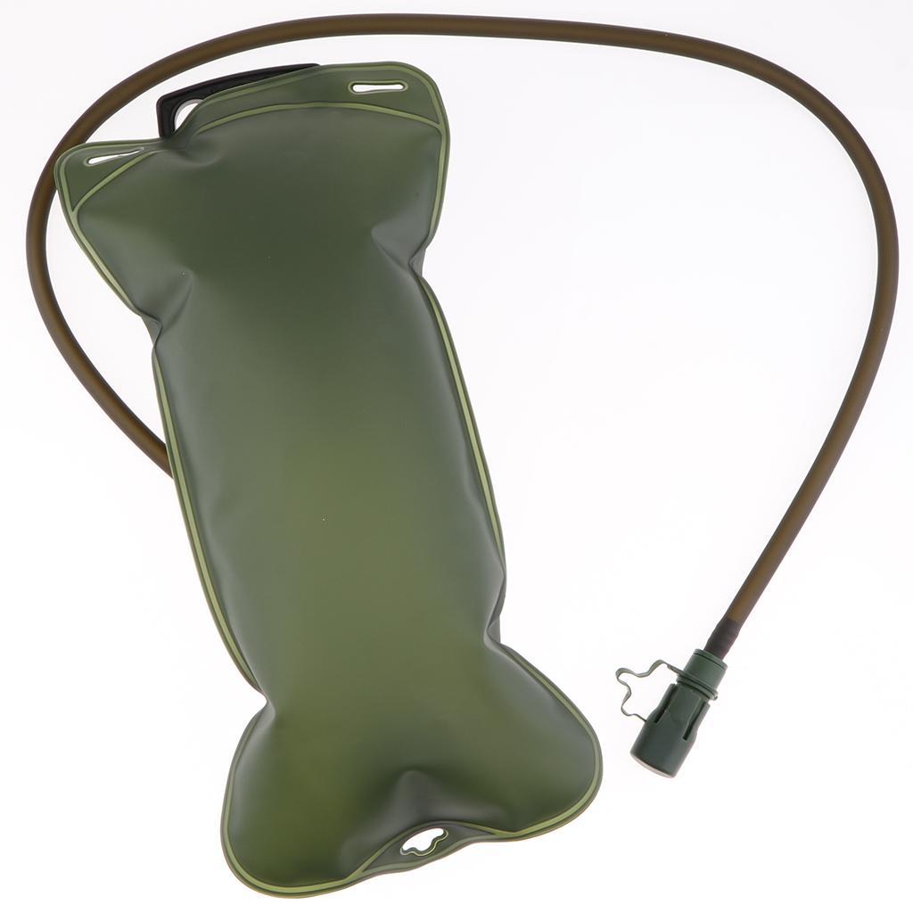 2L Portable Hydration Bladder Water Reservoir Survival Pouch Backpack for Biking Cycling Climbing Hiking- Easy to Clean