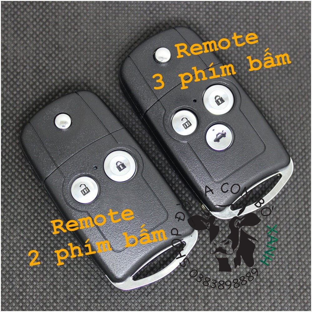 Bao da chìa khóa dành cho Honda CRV, CR-V, civic 2012 2013 2014 loại chìa gập 005