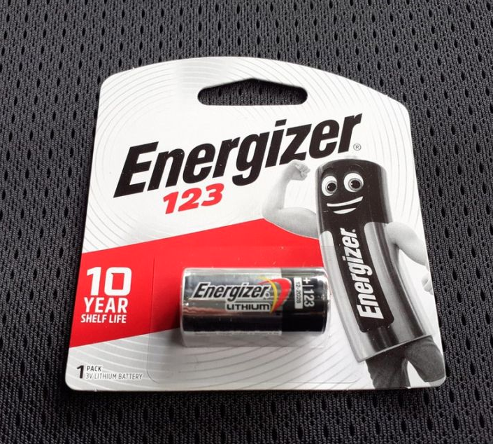 Pin CR123 Energizer Lithium 3V dùng cho máy ảnh (vỉ 1 viên) - Hàng chính hãng