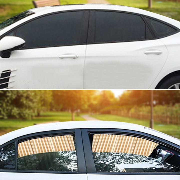 Hình ảnh Rèm che nắng dành cho ô tô VinFast Lux SA2.0 Vải lụa mềm gắn nam châm Cao Cấp