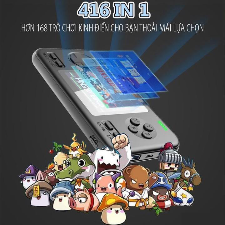 Máy Chơi Game Cầm Tay 416 Game Kiêm Sạc Sự Phòng Dung Lượng Cao 8000mAh