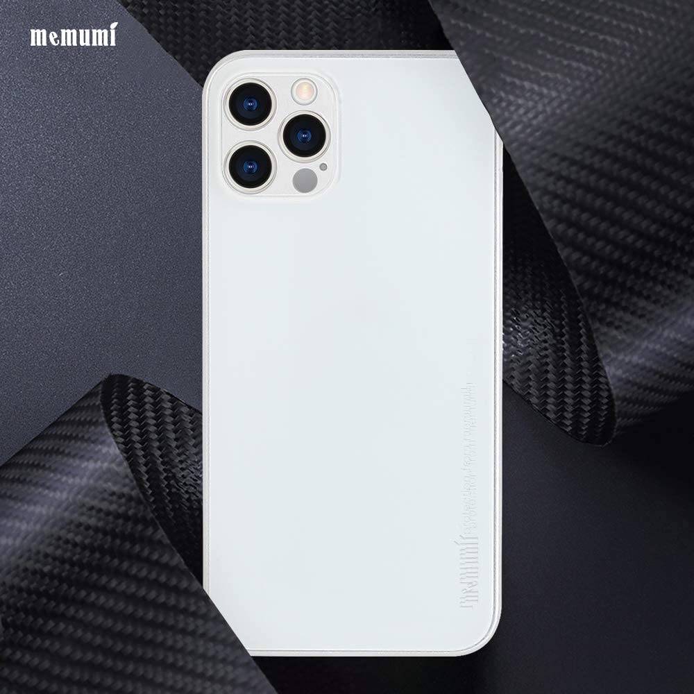 Ốp lưng nhám cho iPhone 12 Pro Max (6.7 inch) siêu mỏng 0.3mm hiệu Memumi ( có gờ bảo vệ camera, chống trầy, chống bụi) - Hàng nhập khẩu