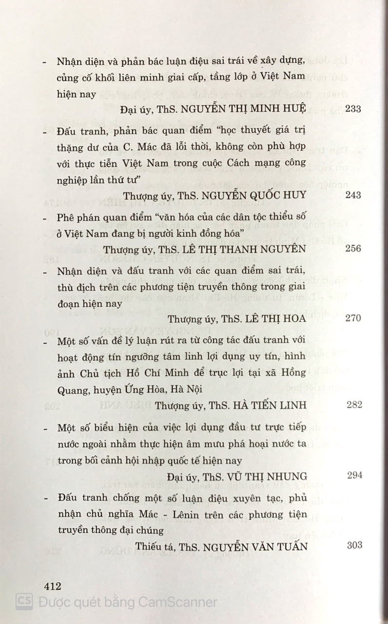 Công an nhân dân đấu tranh phản bác những luận điệu xuyên tạc chủ nghĩa Mác – Lênin, tư tưởng Hồ Chí Minh, góp phần bảo vệ nền tảng tư tưởng của Đảng Cộng sản Việt Nam trong tình hình mới