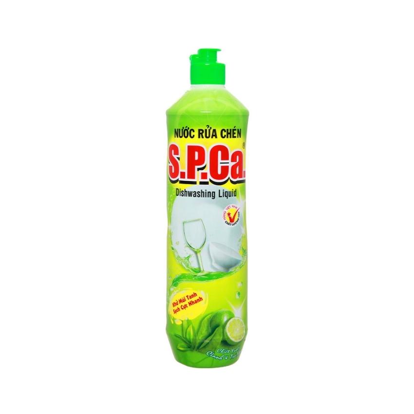 Nước Rửa Chén Bát Cao Cấp SPCa 830g Đậm Đặc Diệt Khuẩn Sạch Nhanh Xả Bọt Nhanh Chiết Xuất