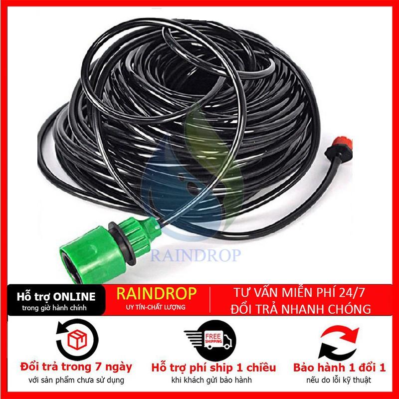 BỘ KIT TƯỚI CÂY BAN CÔNG SÂN VƯỜN - 10 Béc Phun Sương Nhựa