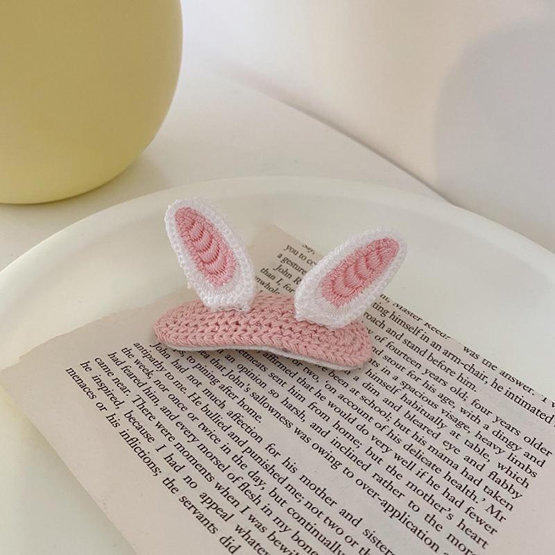 Kẹp tóc trang trí hình tai thỏ dễ thương cho nữ