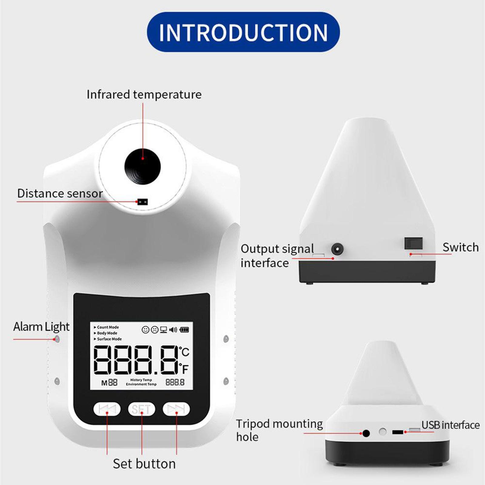 Wall Bracket Infrared Non- Thermometer for Office