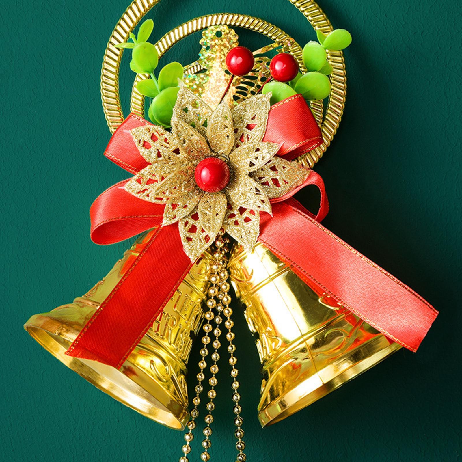 Christmas Bell Ornaments Pendant Wind Chimes Crafts for Indoor Outdoor