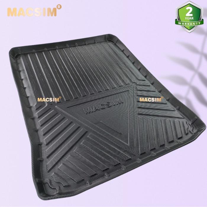 Thảm lót cốp xe ô tô BMW 5 series 2018- 2020 nhãn hiệu Macsim 3W chất liệu TPE cao cấp màu đen