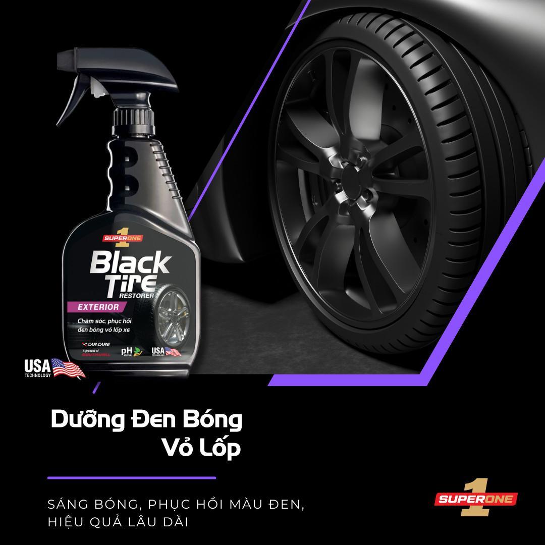 SW - Dung Dịch Dưỡng Đen Bóng Vỏ Lốp Super One