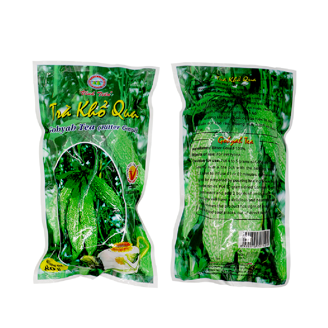 Khổ Qua Lát Vĩnh Tiến (Túi 80g) - Mát Gan, Ngủ Ngon, Thanh Lọc Cơ Thể