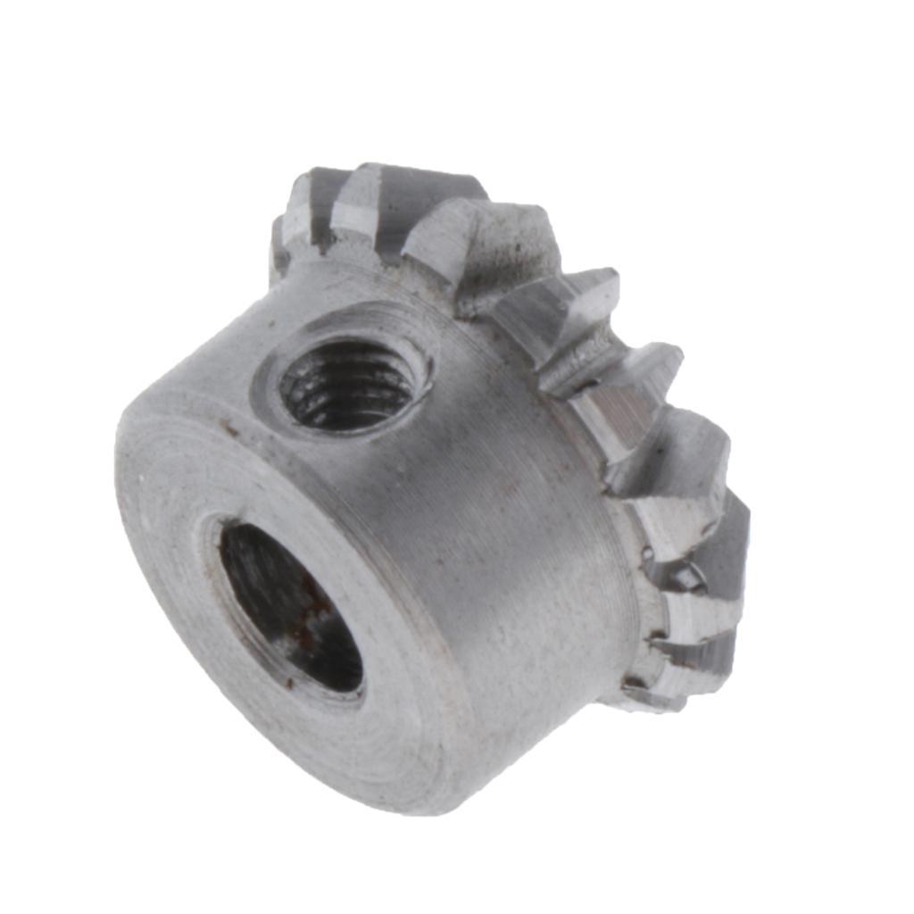 2-6pack 0.8 Modulus Brass Bevel Gear 15 Tooth 3 to 6mm Diameter Hole E