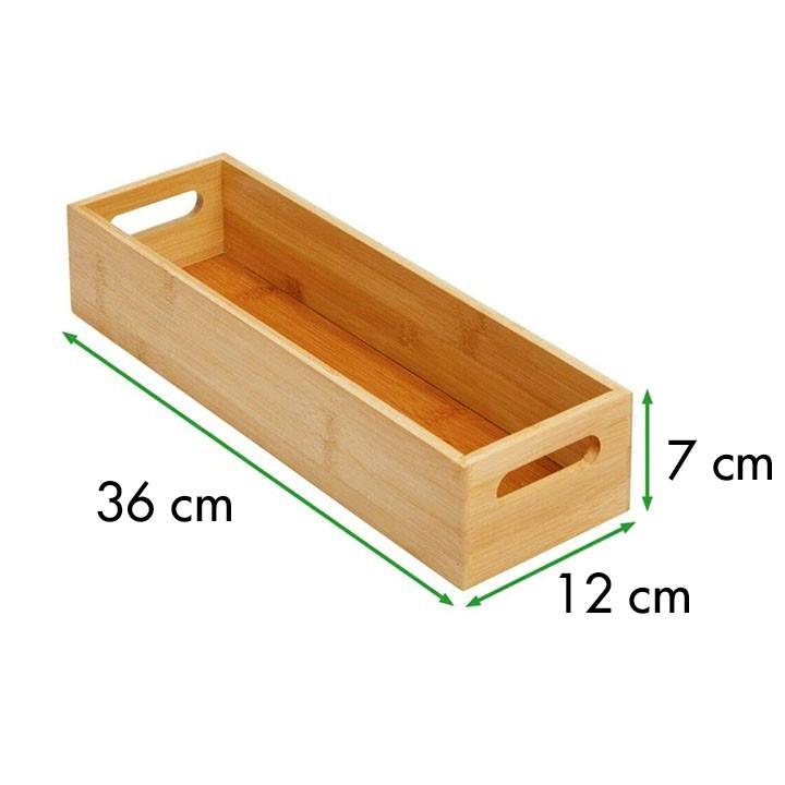 Khay gỗ để đồ APF nhiều kích thước, màu sắc tự nhiên chất liệu gỗ thông nhập khẩu bền đẹp, tiết kiệm không gian KS034