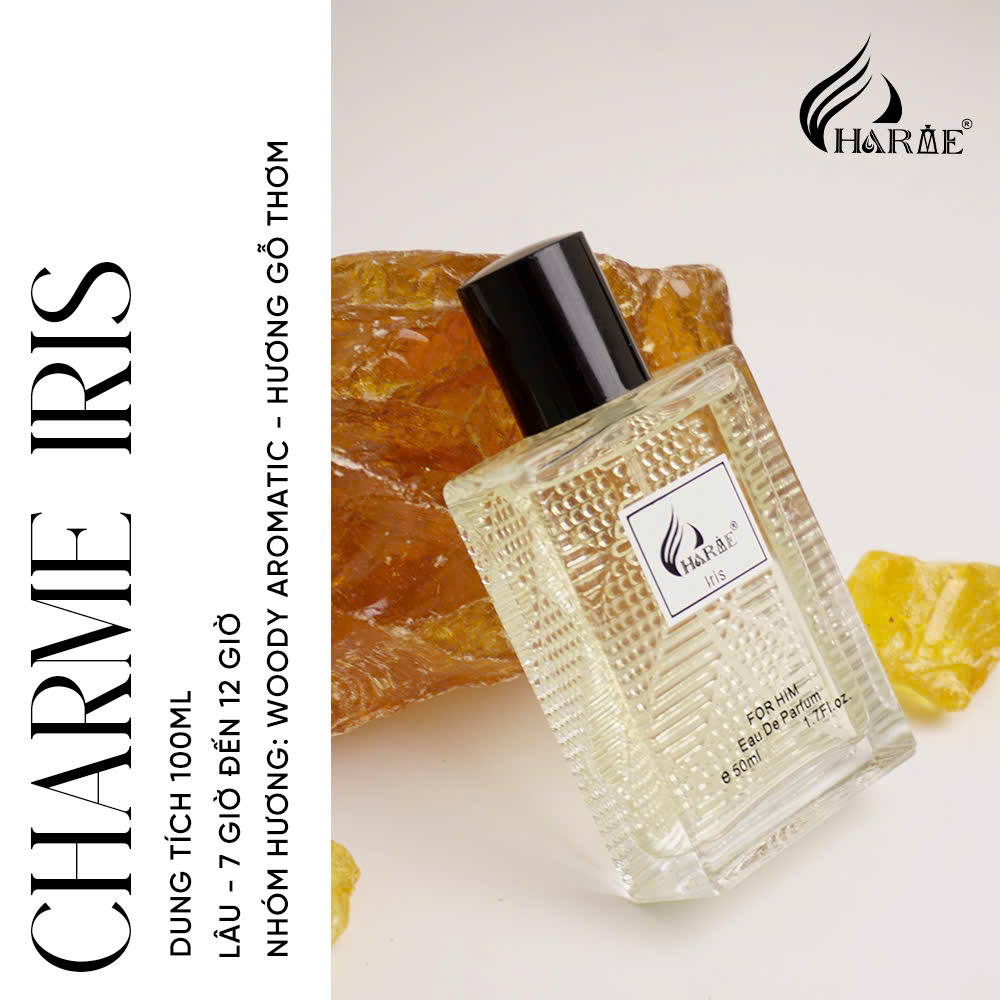 Nước Hoa Nam Charme Iris 50ml