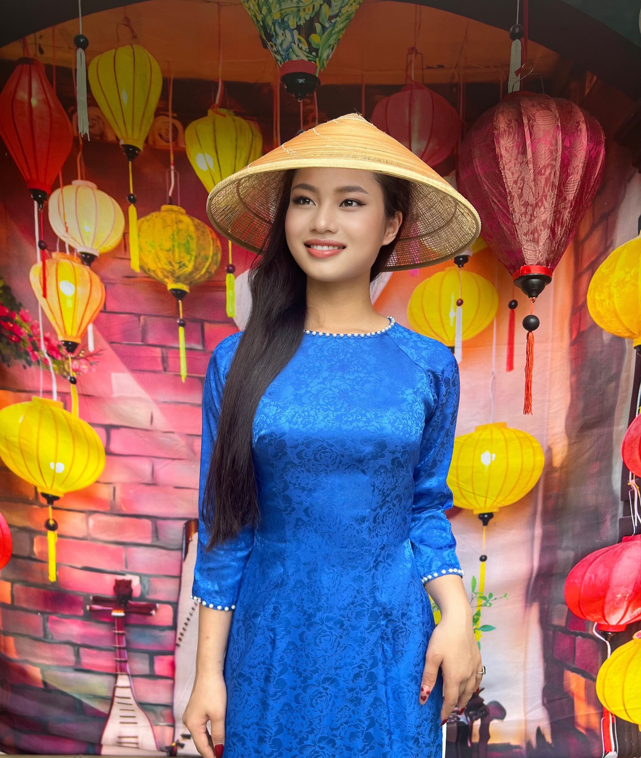 Áo dài Gấm Tơ cao cấp